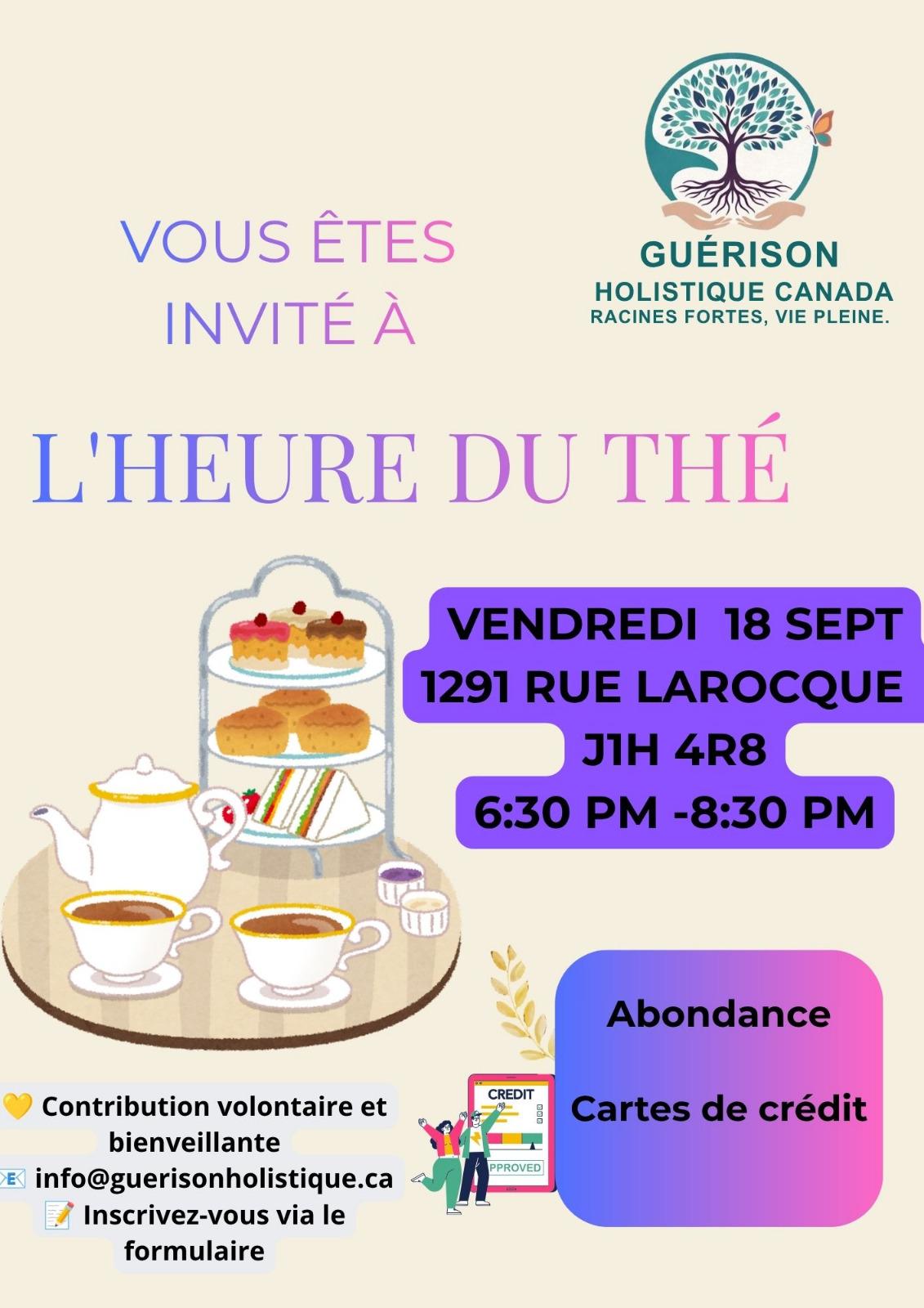 l'heure du the